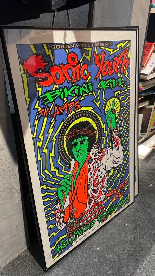 Sonic Youth ヴィンテージ　シルクスクリーンポスター　ナンバリングあり