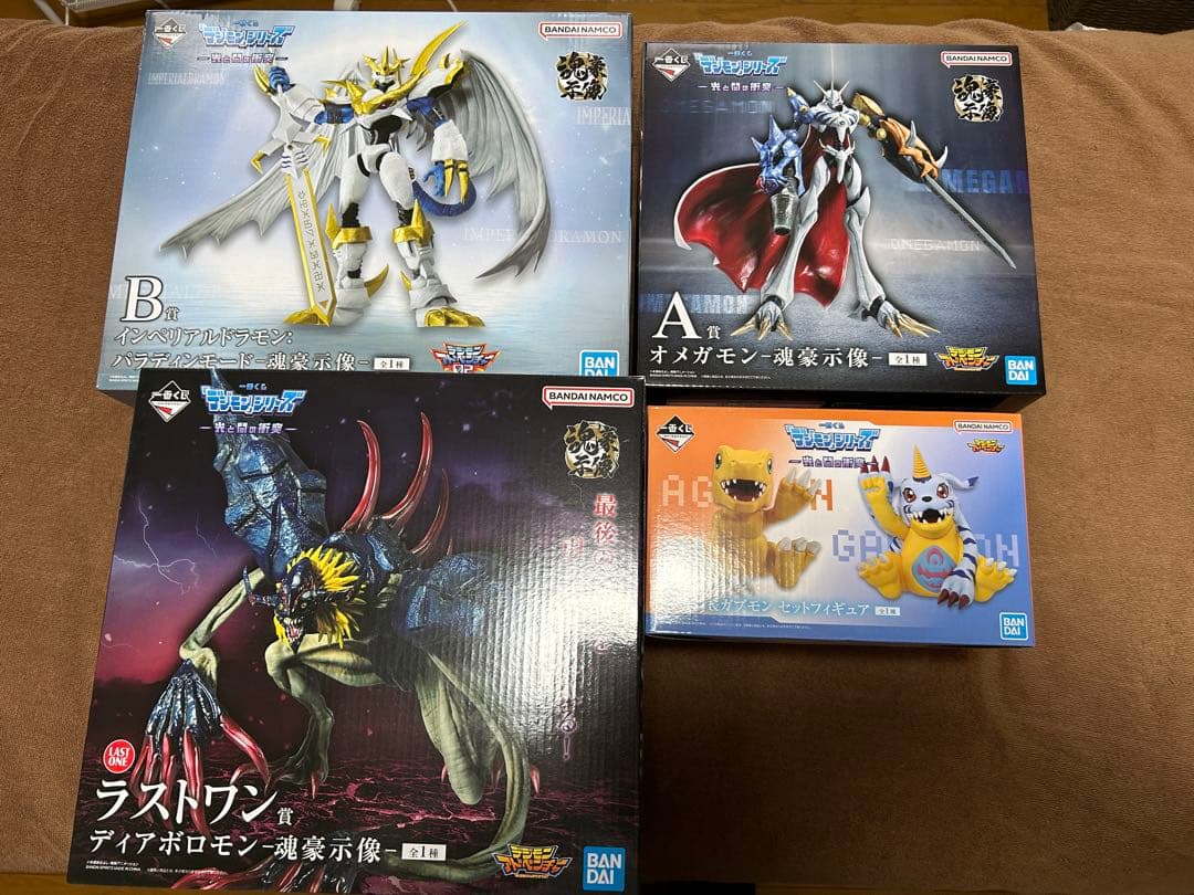 限定値下げ　一番くじデジモンシリーズ　光と闇の衝突　フィギュアコンプセット開封品