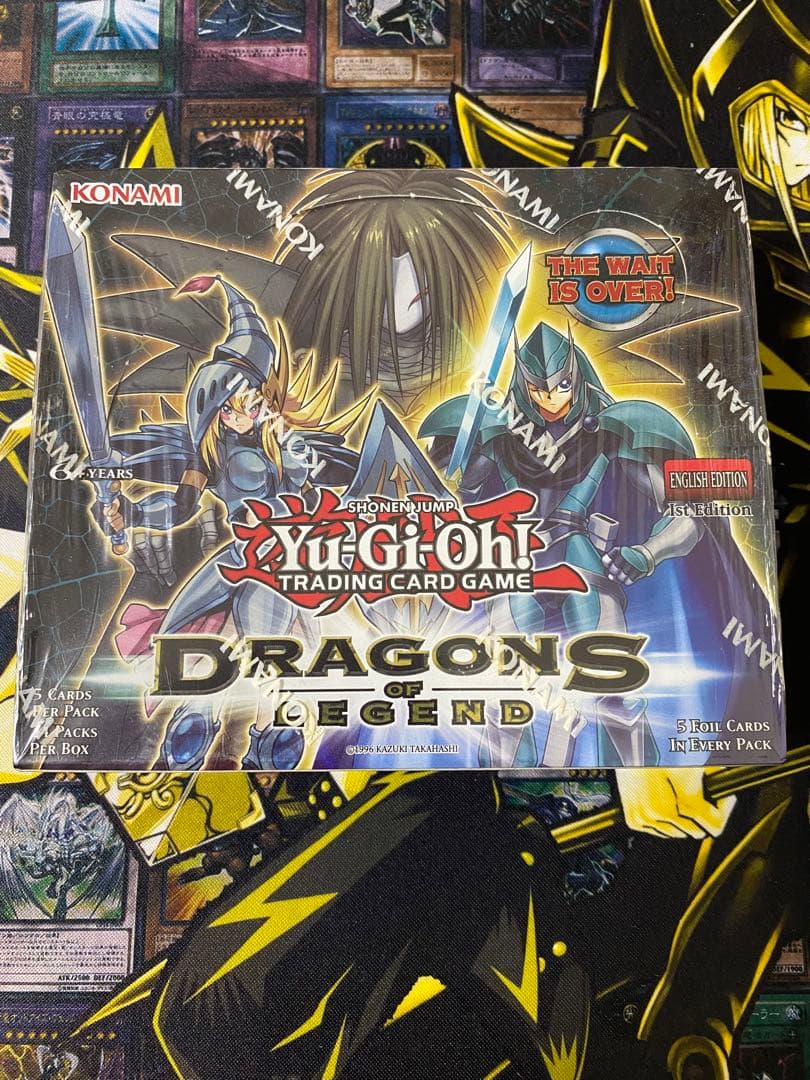 遊戯王 英語版 ドラゴンズオブレジェンド 未開封 1BOX 絶版