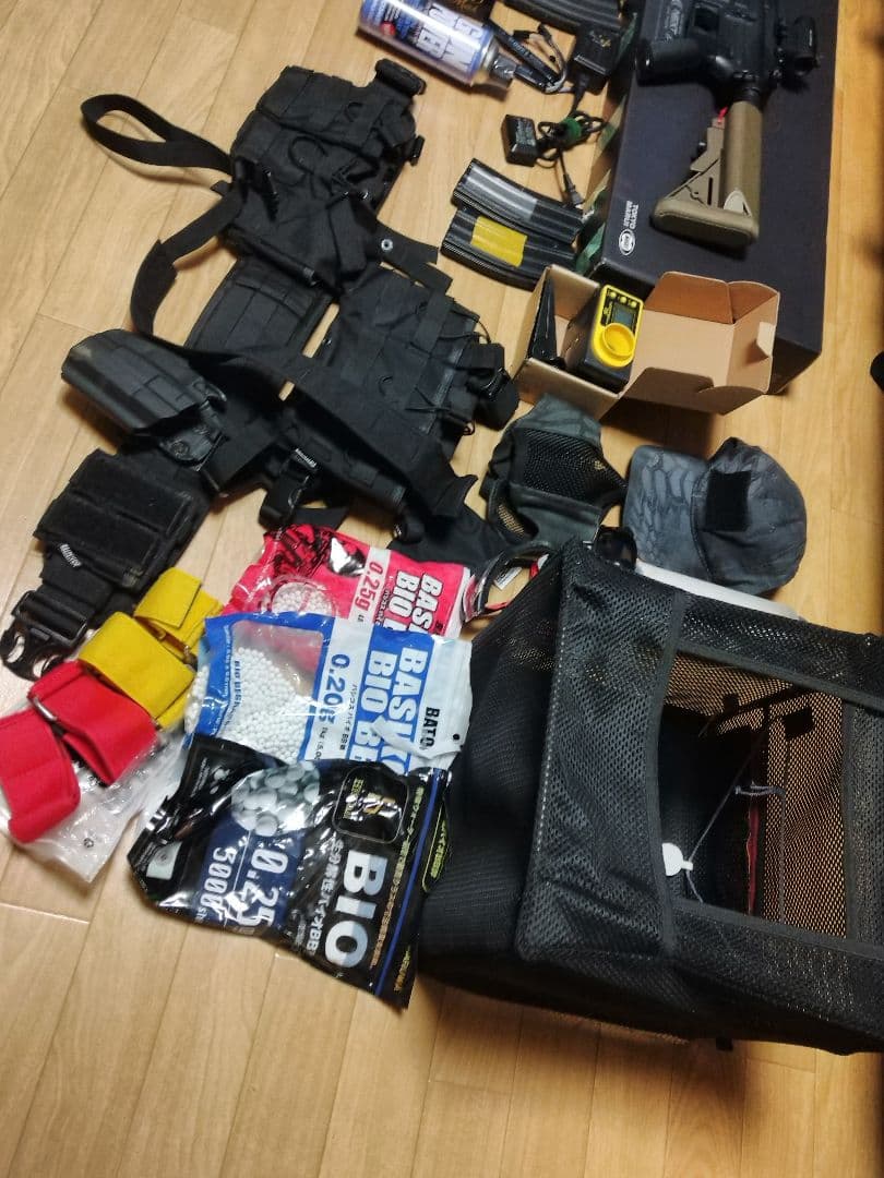 次世代電動ガン Mk18 Mod.1　ハイキャパゴールドマッチ　サバゲーセット