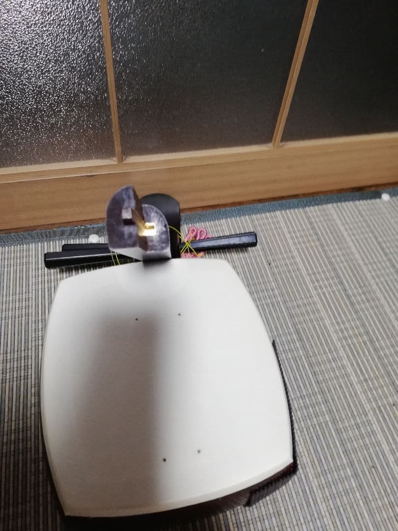 三味線本体 白黒 約90㌢短棹サイズ 付属品あり