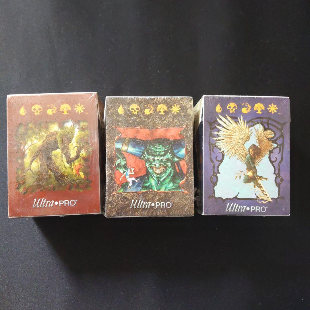 ●【シュリンクに皺等あり】　Ultra•PRO　デッキボックス　３個　未開封新品