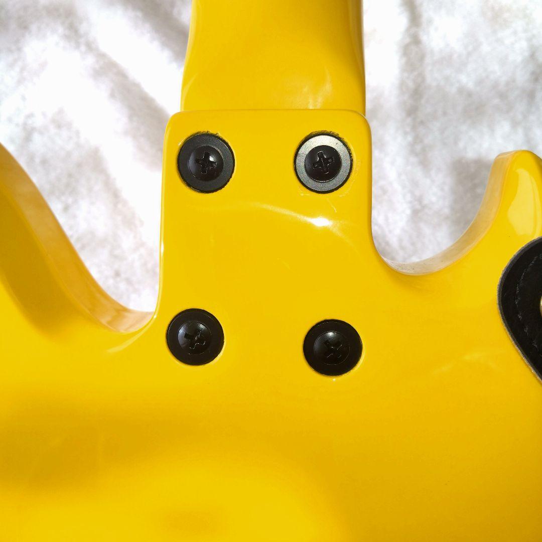 [廃盤] バーニー YH-JR hideモデル アンプ内蔵ギター イエローハート