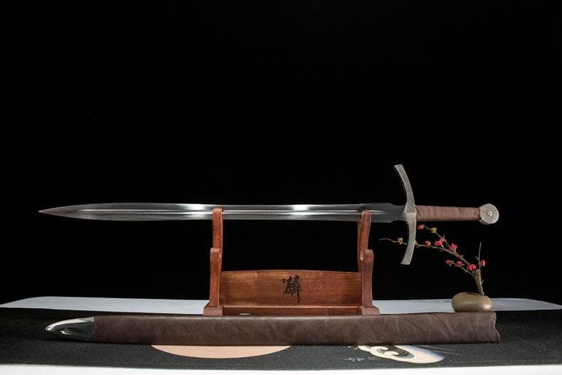 騎士手半剣 模造刀 居合刀 武士道 武具 漢剣 唐刀 龍泉剣 手鍛造打