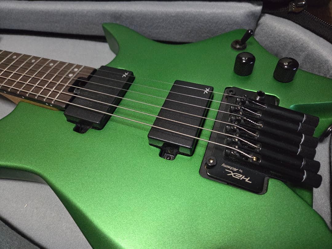 ギター HEX Guitars N500 llic Emerald Green