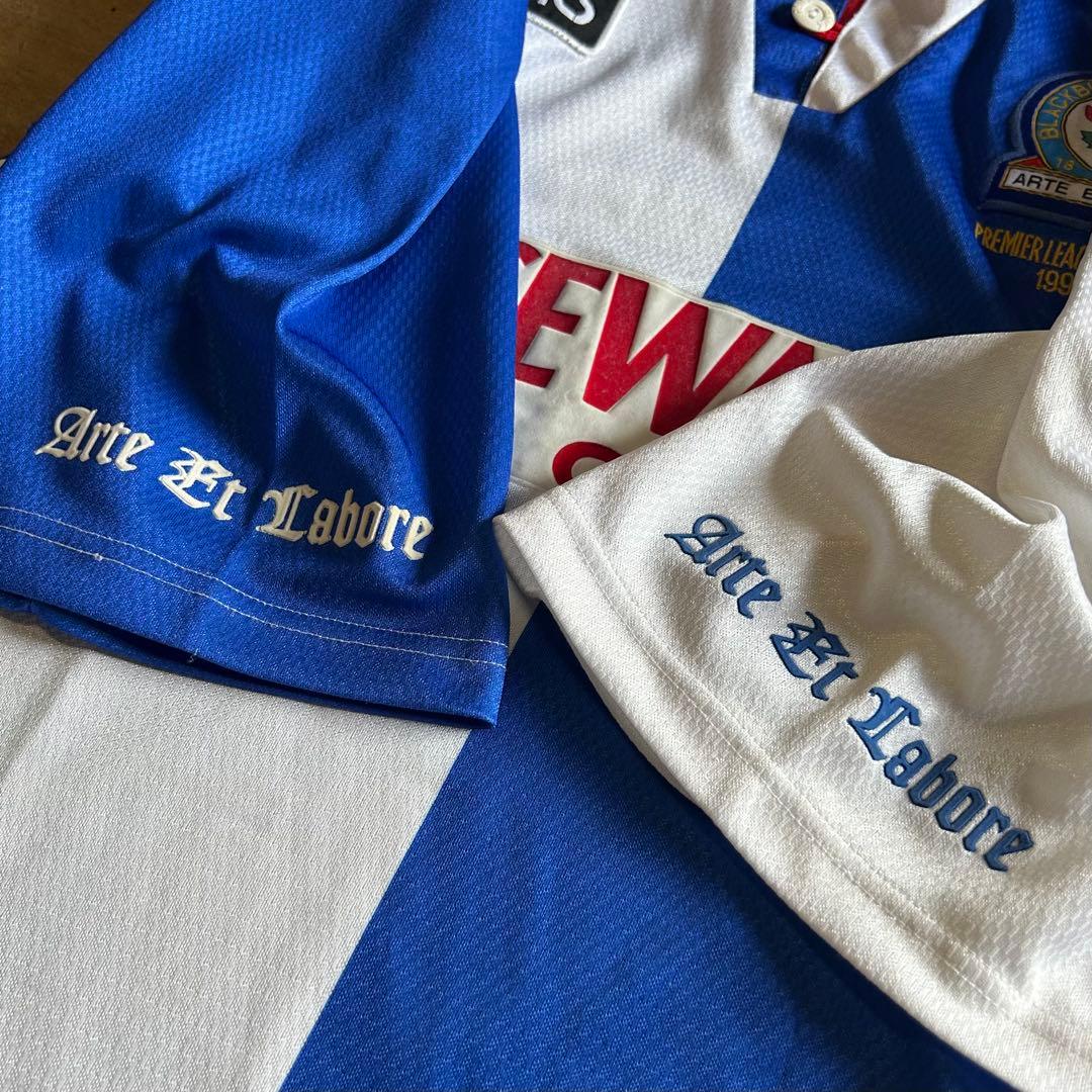 ASICS スチュアート・リプリー ブラックバーン ホーム サッカーシャツ