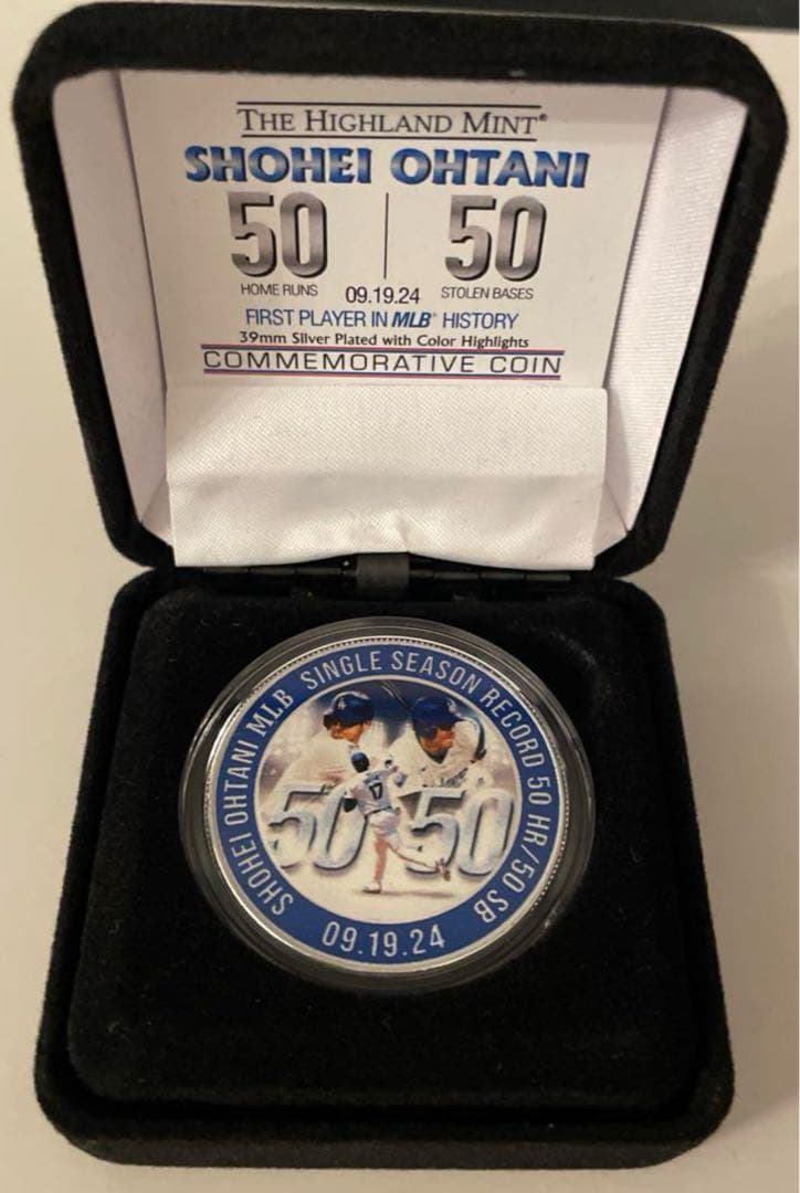 大谷翔平Shohei Ohtani 50/50 記念ゴールド