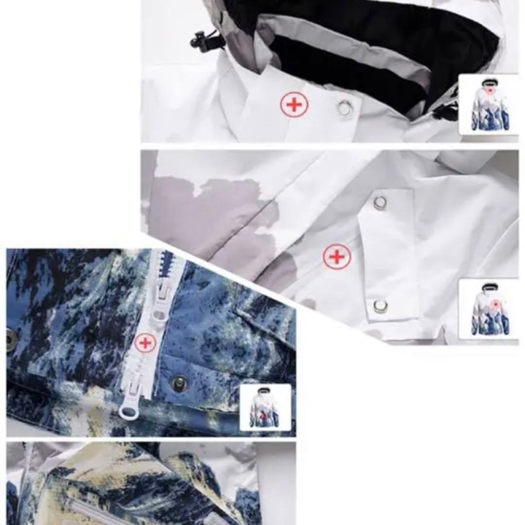 新品未使用　スキーウェア　XXL 男女兼用　上下セット　スノーボード　グローブ付