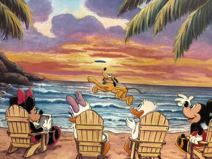 ディズニーアート 公認アーティスト 限定 ハワイ