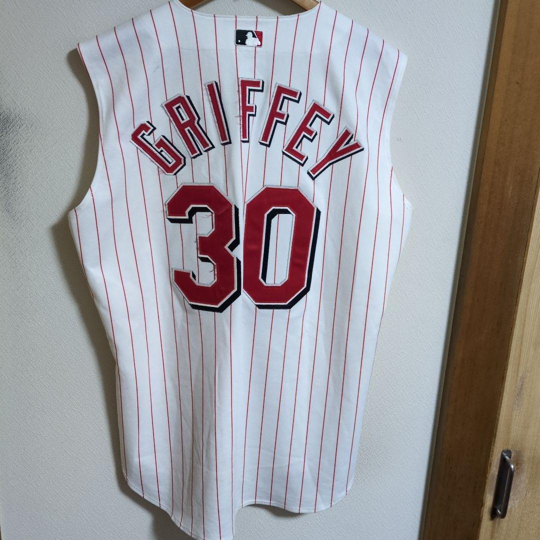 GRIFFEY 30 シンシナティ1年目7年連続40本オールスターパッチ付き