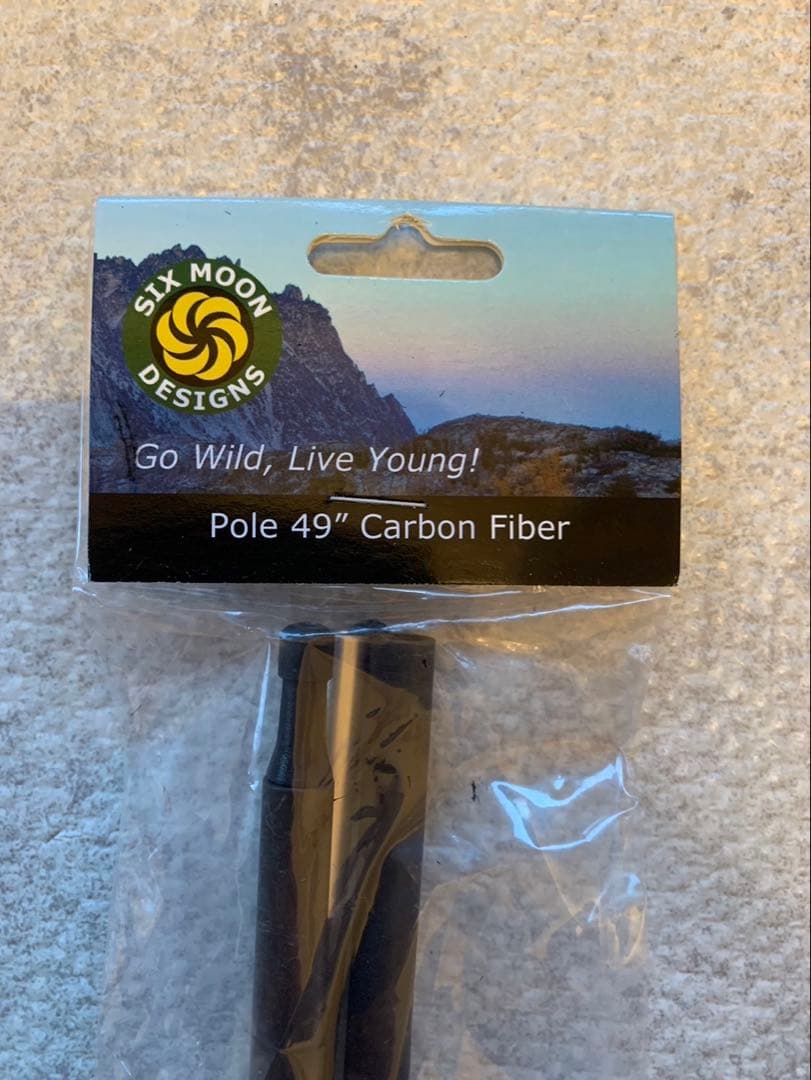 新品未開封　シックスムーンデザインズ カーボンポール 125cm