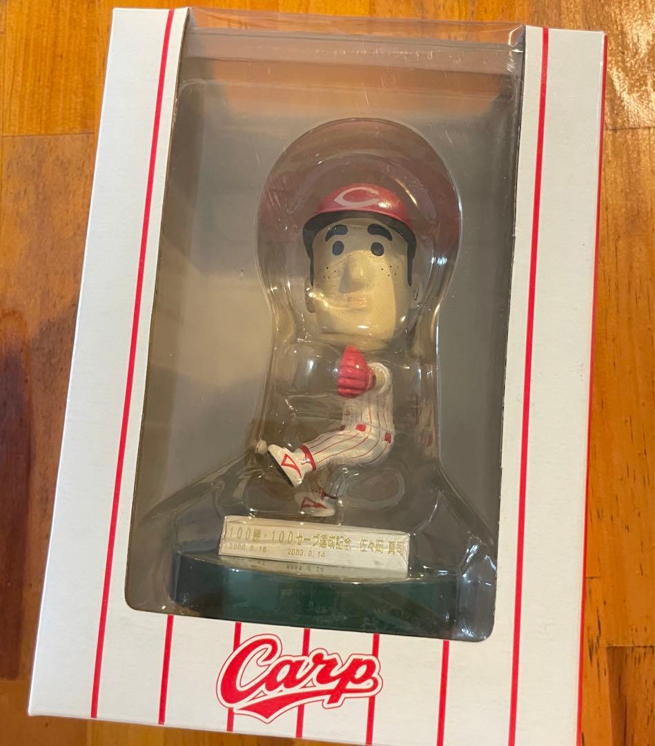 広島　東洋　カープ　プレイヤーズ首振り人形　佐々岡真司　フィギュア　ボブルヘッド