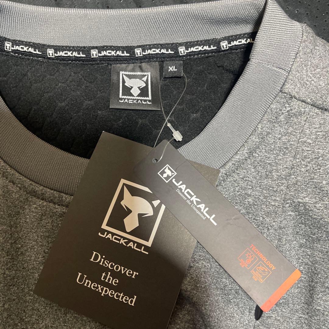 JACKALL フィールドテックスウェットシャツ グレーXL
