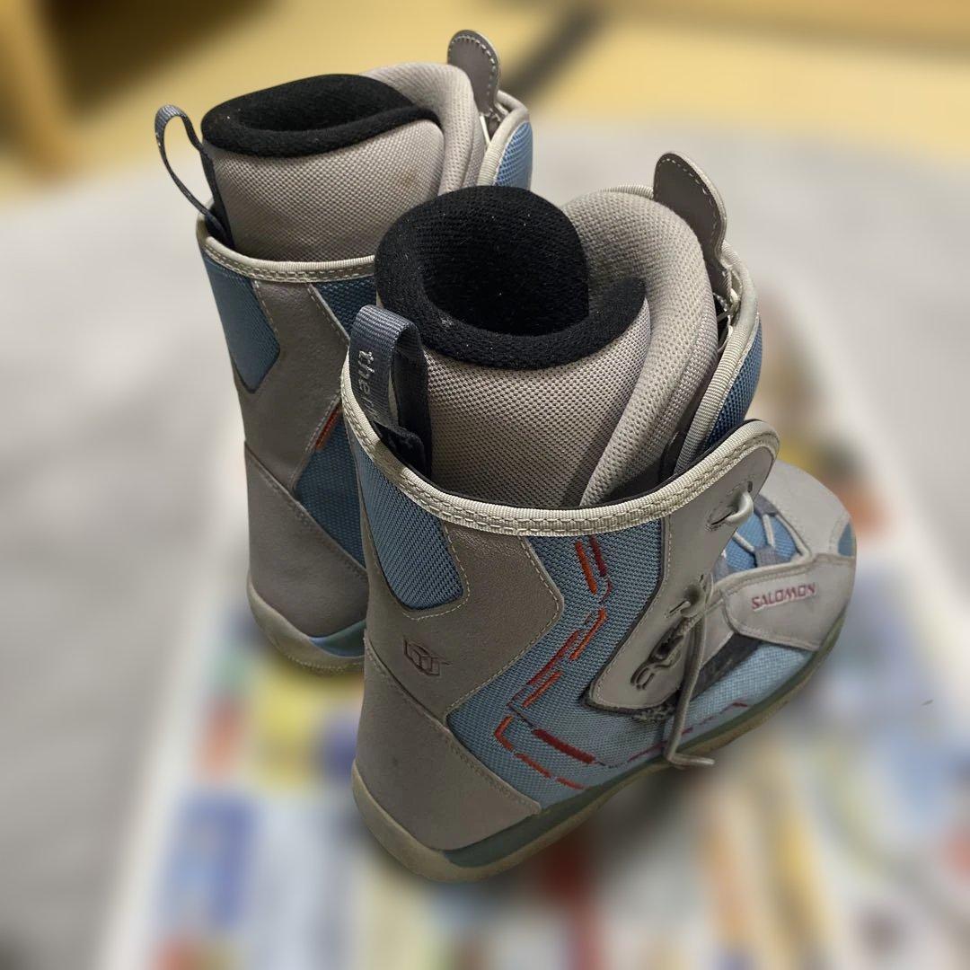 【SALOMON】スノーボードブーツ レディース 25cm 水色