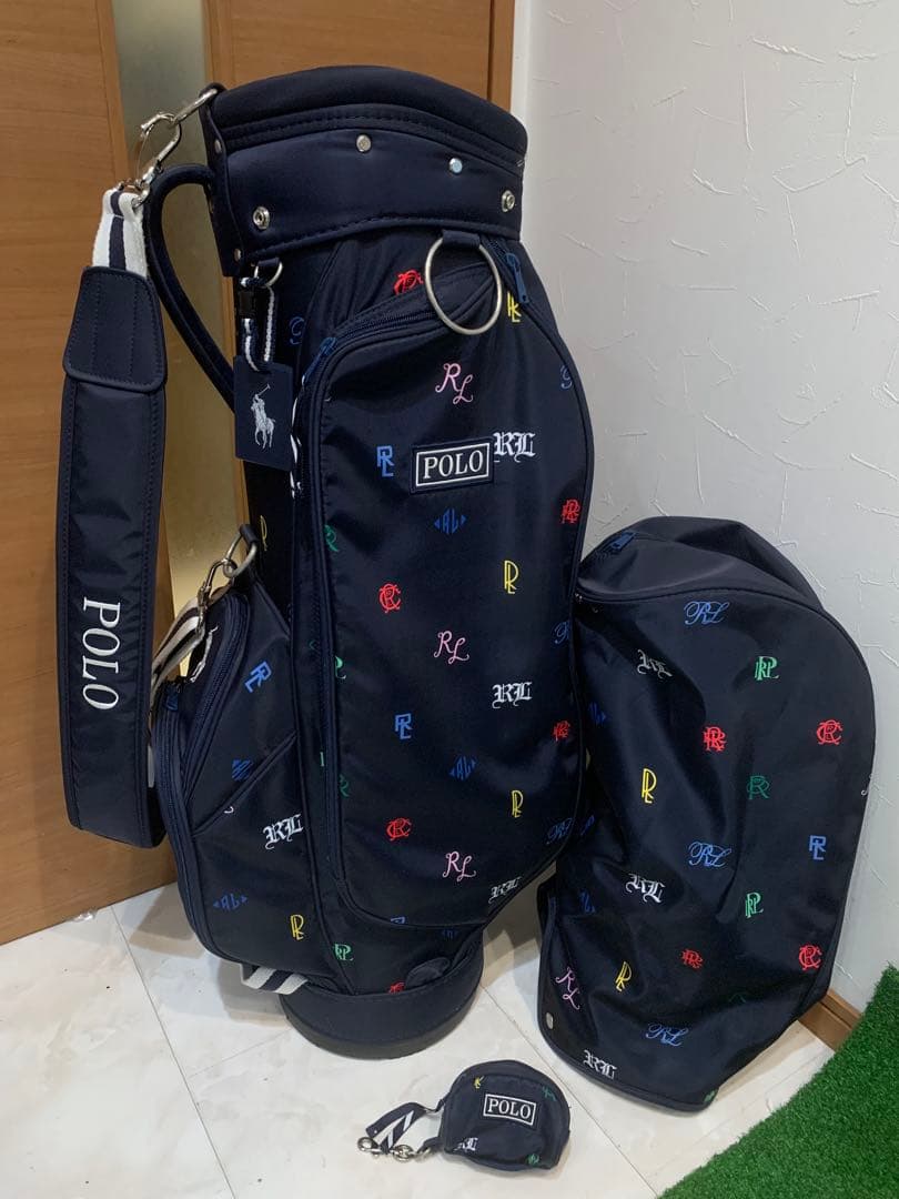 希少　完売品　ポロ　ラルフローレン　モノグラム　キャディバッグ　軽量