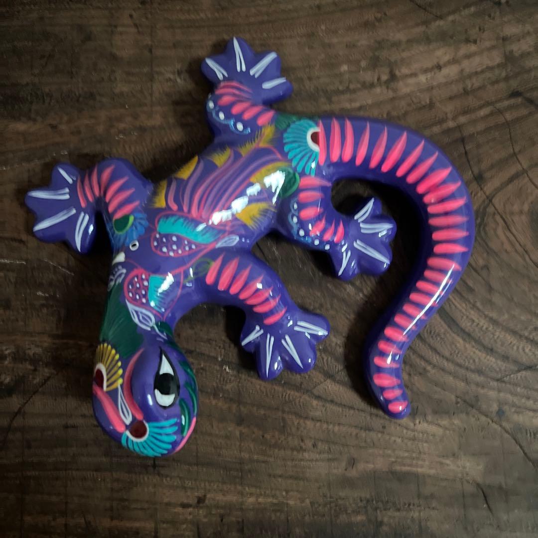 メキシコ民藝 トカゲ陶オブジェ 80–90s ヴィンテージ