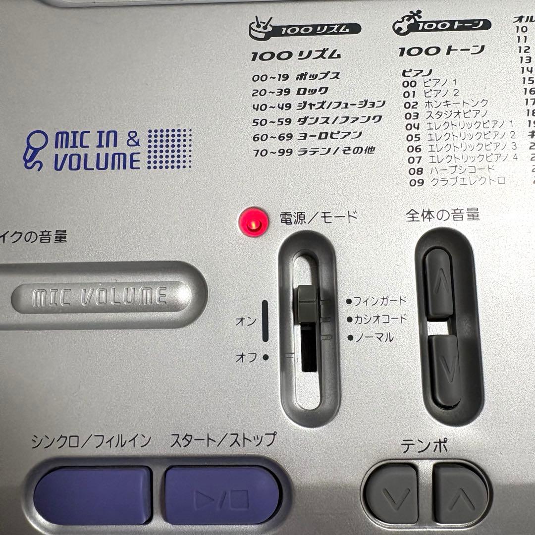 良品【CASIO CTK-496】電子キーボード　電子ピアノ　61鍵　動作確認済