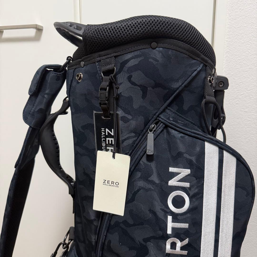 【新品】ゼロハリバートン スタンド式キャディバッグ&パターカバーSET