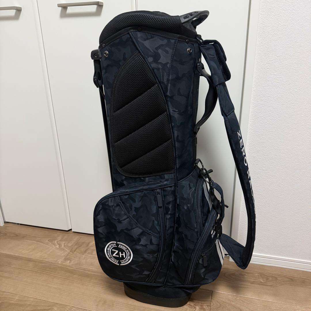 【新品】ゼロハリバートン スタンド式キャディバッグ&パターカバーSET