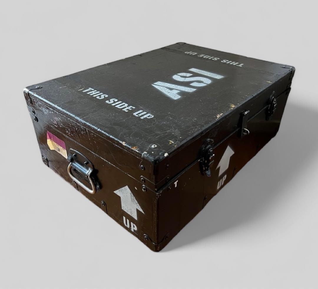 ☆ヴィンテージ トランクケース ミリタリーボックス コンテナ 収納箱 キャンプ