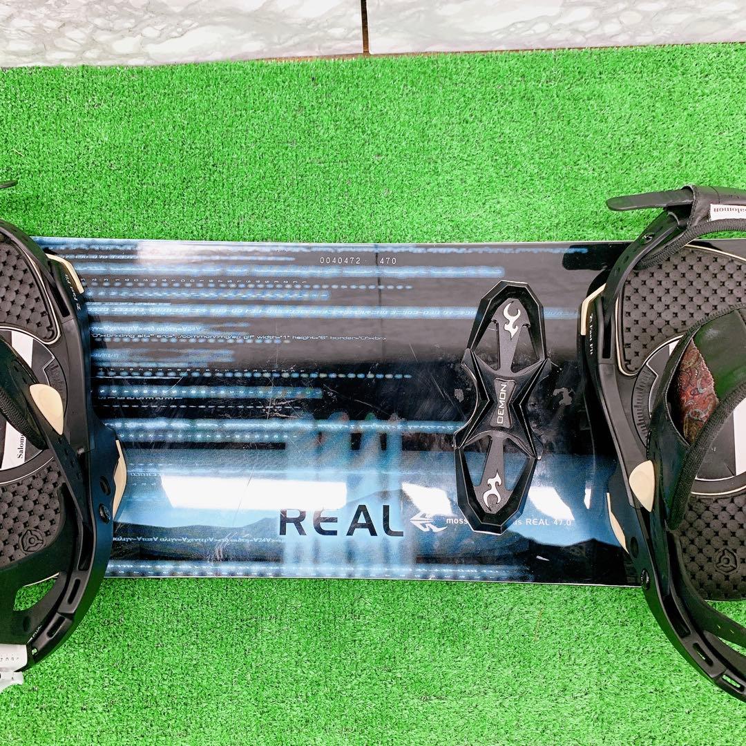 スノーボードセット　MOSS 147 SALOMON Mバイン