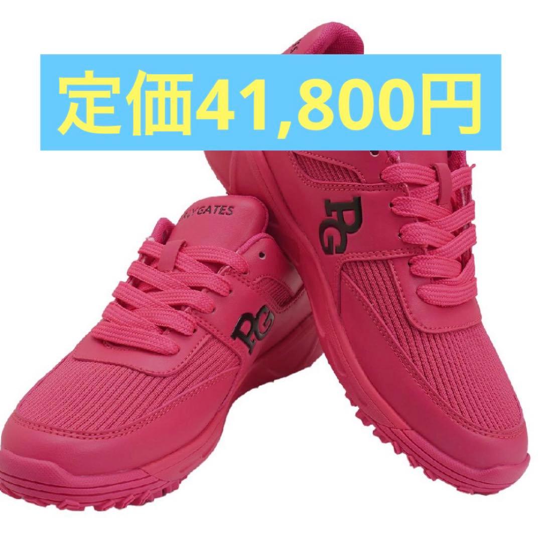 PEARLYGATES ピンク シューズ　23cm