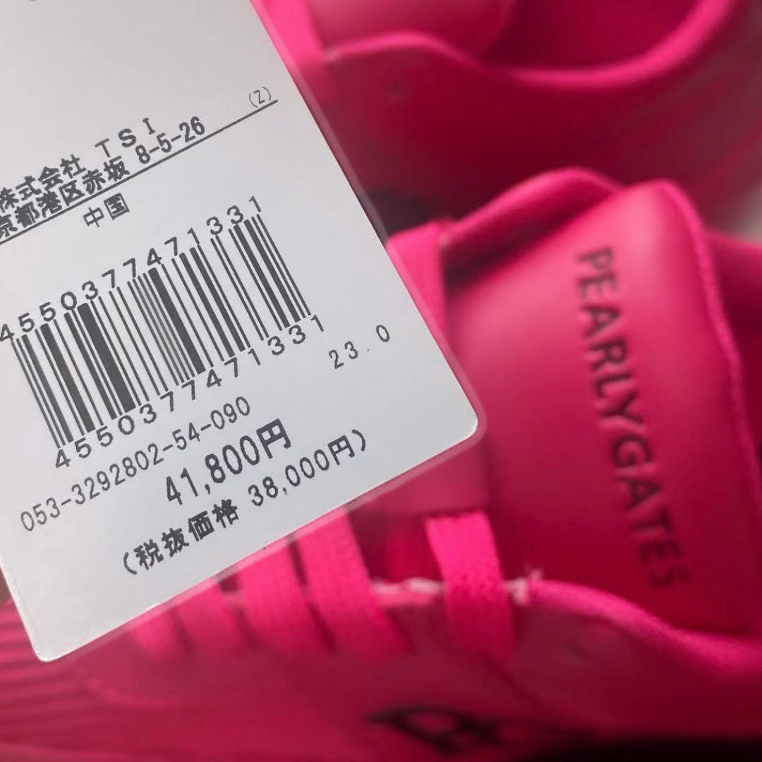 PEARLYGATES ピンク シューズ　23cm