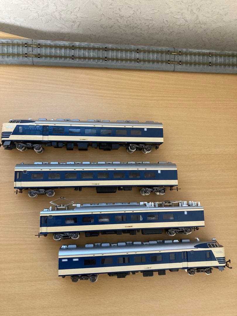 HOゲージ 鉄道模型 国鉄581系特急　4両セット