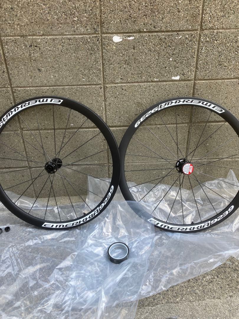 メカニコTLRカーボンDISCホイール　前後セット送料込み