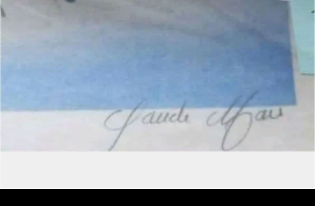 フランスCLAUDE MARS リトグラフです