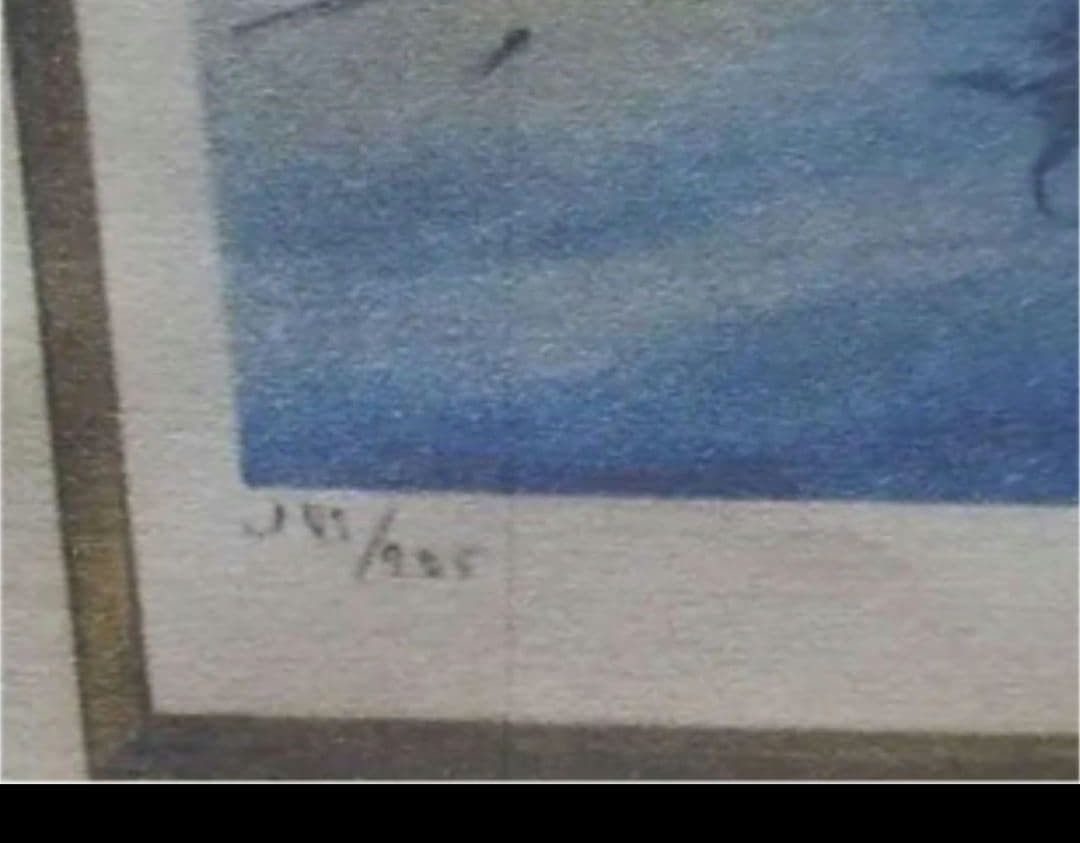 フランスCLAUDE MARS リトグラフです