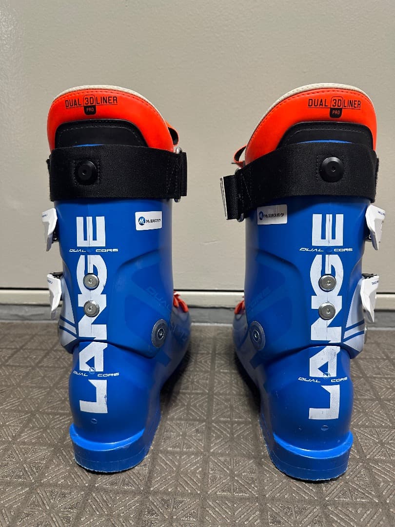 LANGE RS110 S.C. スキーブーツ 青/オレンジ