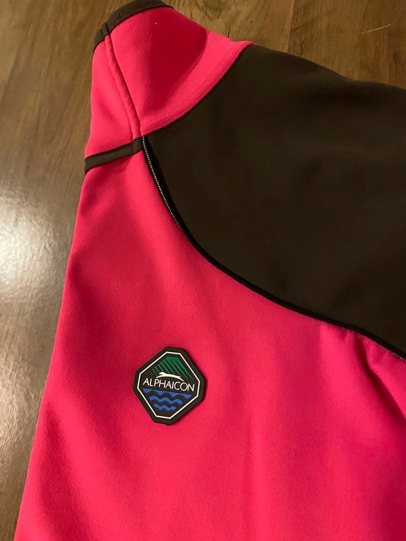 アルファアイコン　ダブルフルドッグガード　2XL ピンク/茶