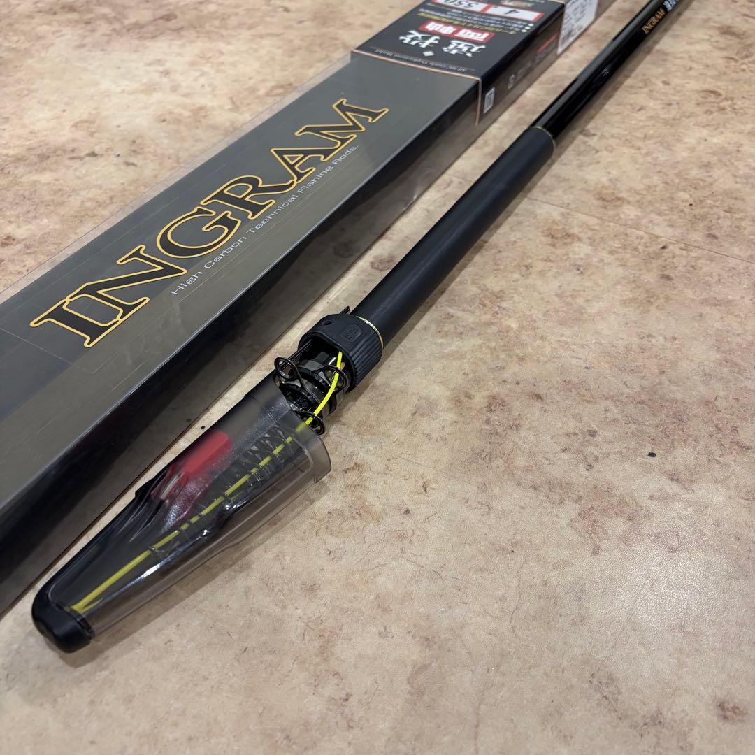 イングラム 両軸 4号 5.5m 美品 宇崎日新 遠投 4-550 カゴ釣り