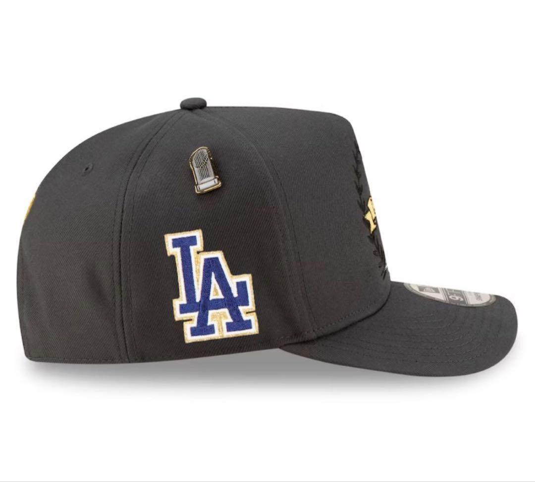 ドジャース　2025 ワールドチャンピオン　優勝パレード　選手着用　キャップ