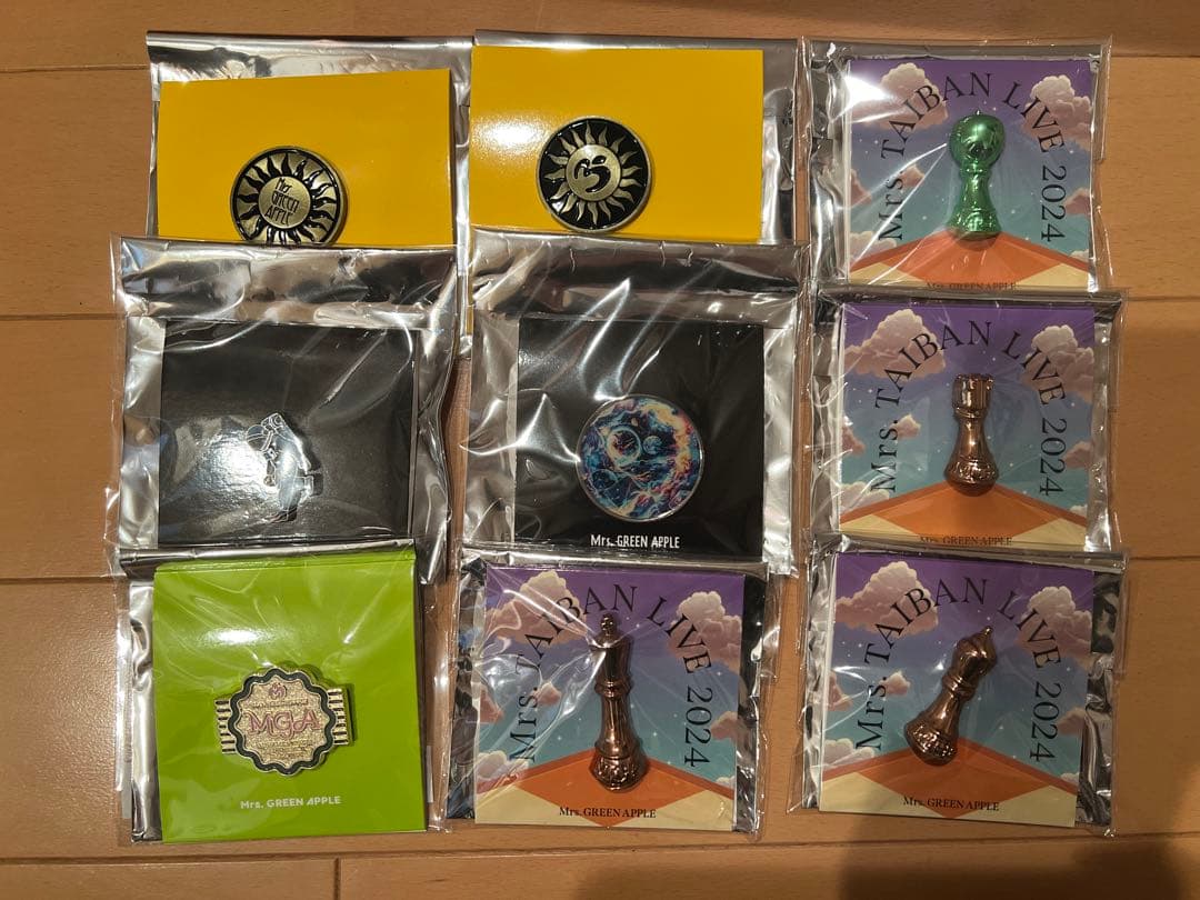 Mrs. GREEN APPLE ピンズ