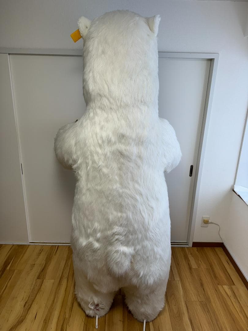 シュタイフ スタジオシリーズ ポーラベア 195cm EAN50161 希少特大