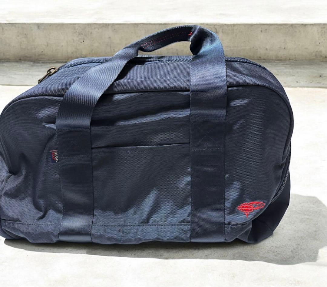 BEAMS GOLF ボストンバッグシューズ収納 ナイロン 大容量 ゴルフバッグ