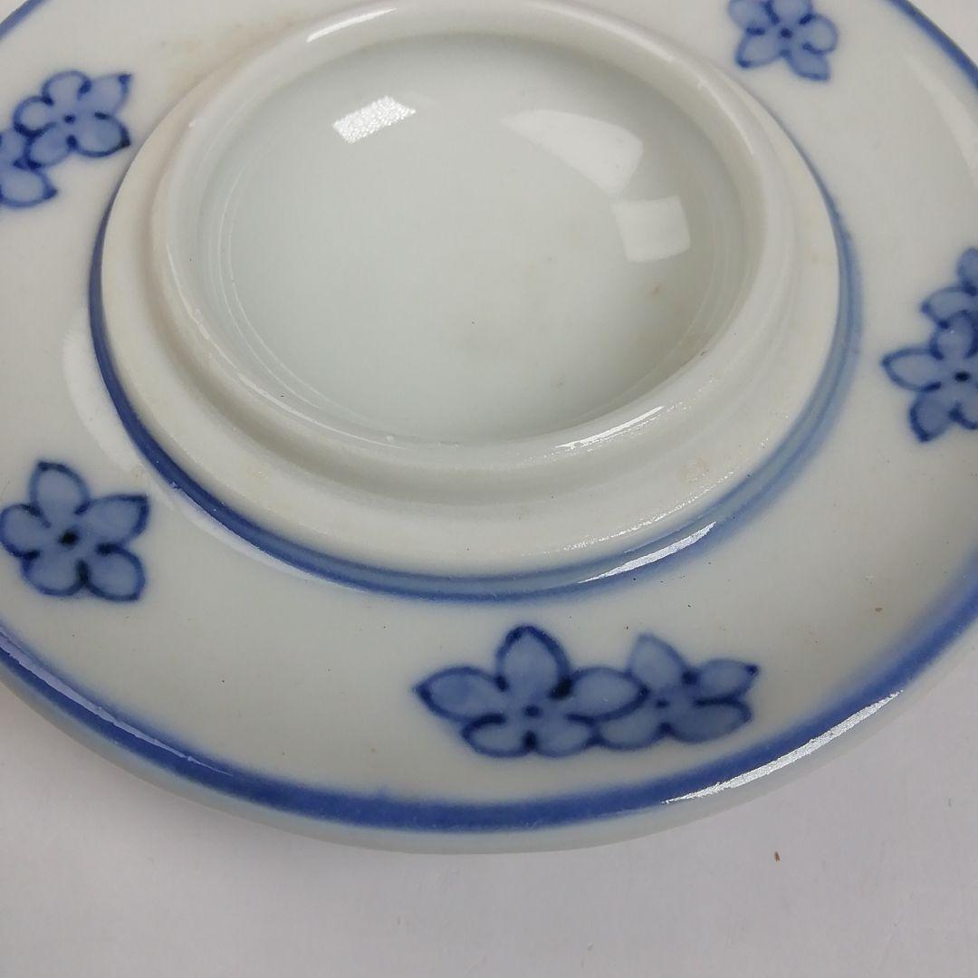 Ｔ９５８　香合　『染付　引臼』『高野昭阿弥 造』　共箱　茶道具