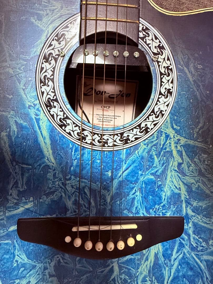 Don-Jon アコースティックギター 青