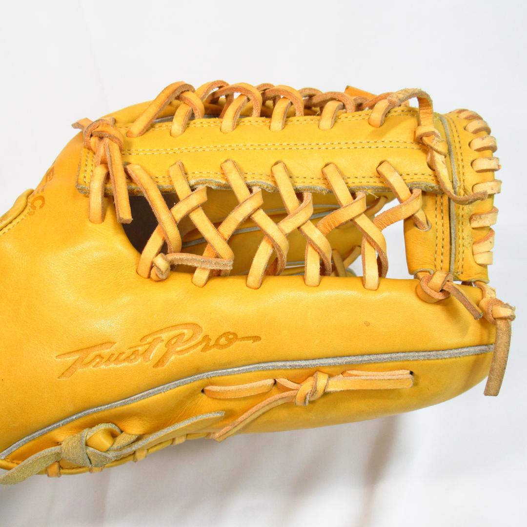 ザナックス トラストプロ 硬式用グラブ 外野手用 グローブ イエロー