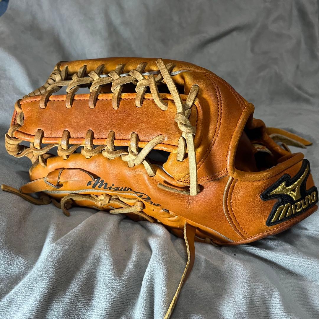ミズノプロ　一般軟式外野手用グローブ コユニ　左投げ　左利き　右手用