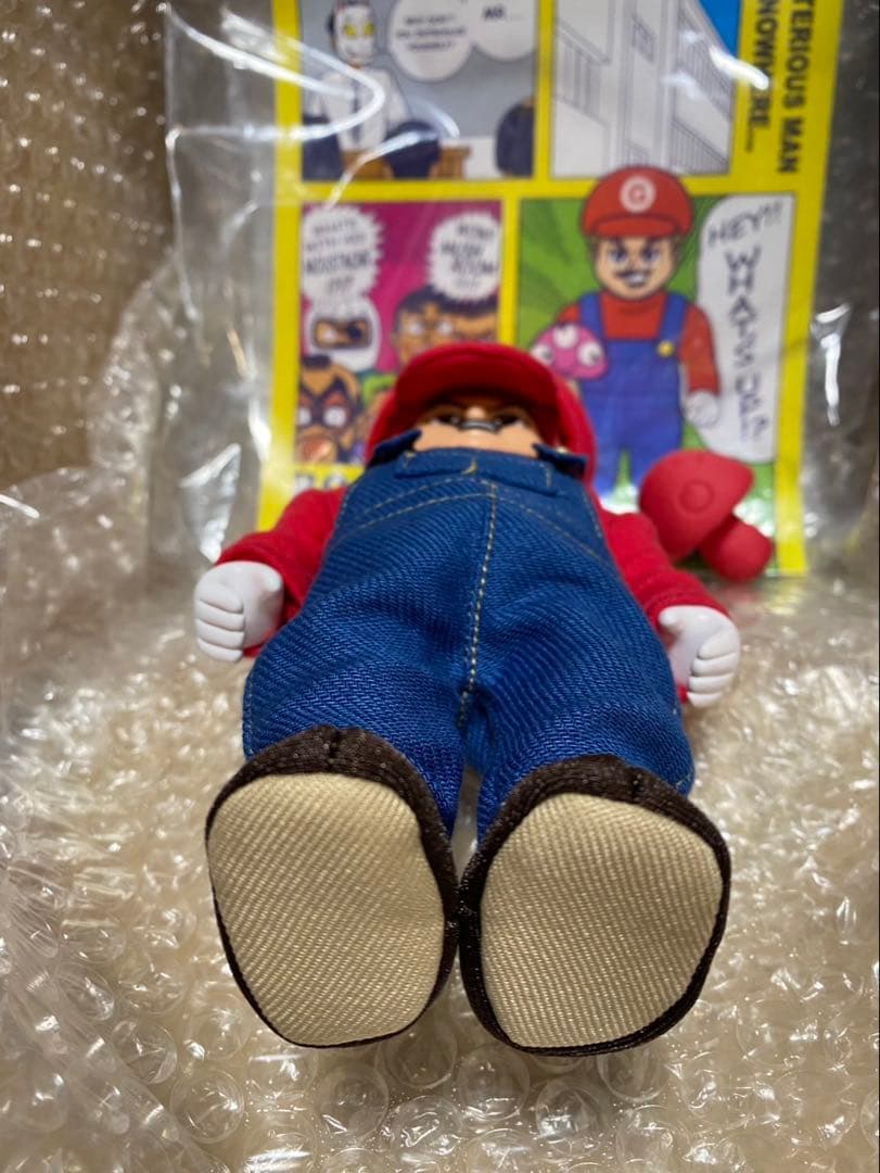 ゴッコ堂　気合田くん　スーパーマリオブラザーズ　マリオ　ソフビ