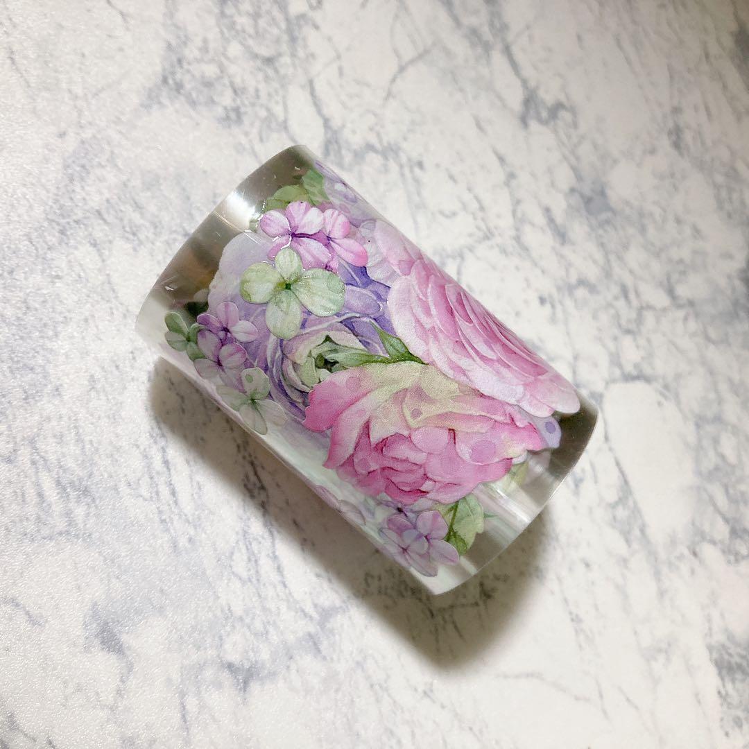 【芯なし中古】ボタニカル 花 海外マステ petテープ