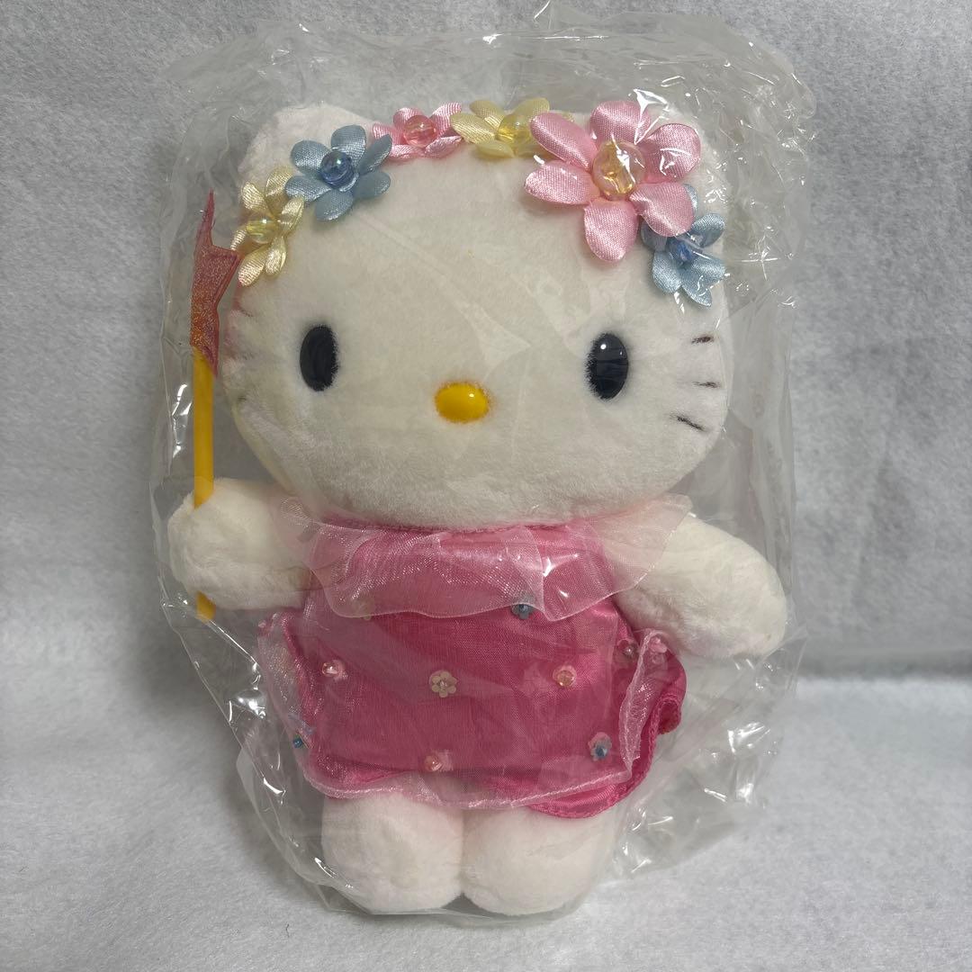 サンリオ　ハローキティ　フェアリー　ぬいぐるみ　レトロ