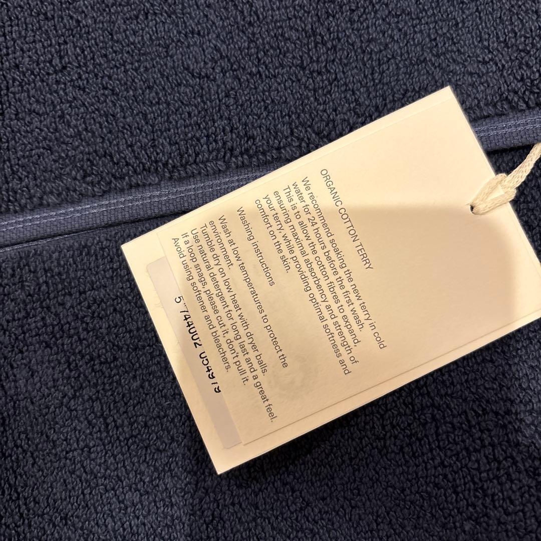 TEKLA ネイビー バスマット タグ付き