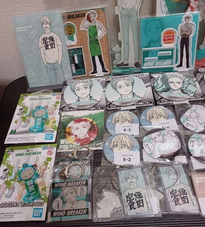 WIND BREAKER　 梅宮　くじメイト　缶バッジ　アクスタ