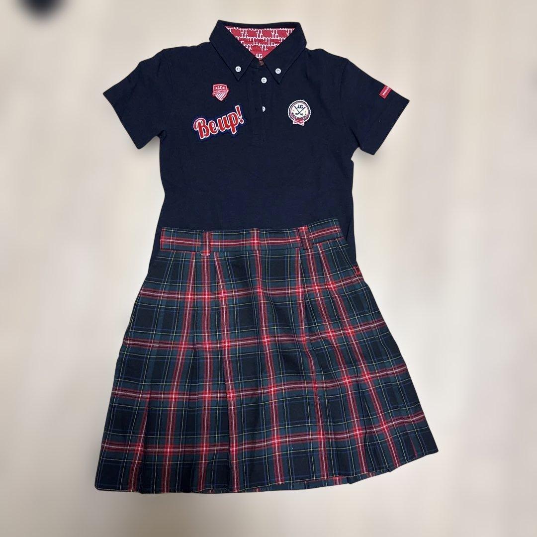 ゴルフウェア3点セット セーター　ポロシャツ　スカート　New Balance