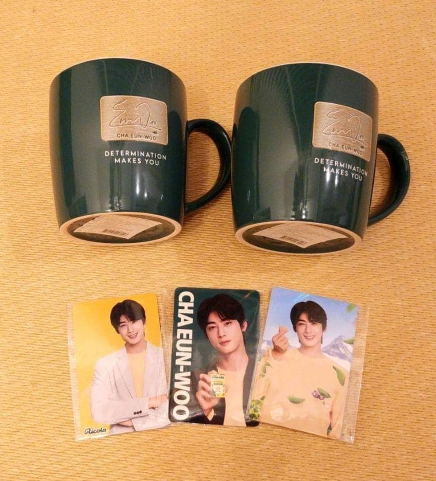 チャウヌ　CHA EUNWOO ミロ MILO タイ限定 マグカップ 2個