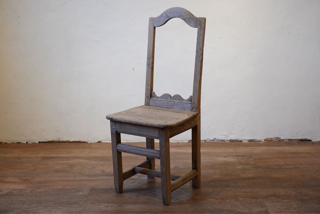 フランスアンティーク　ロレーヌチェア　古木　1800年代　椅子